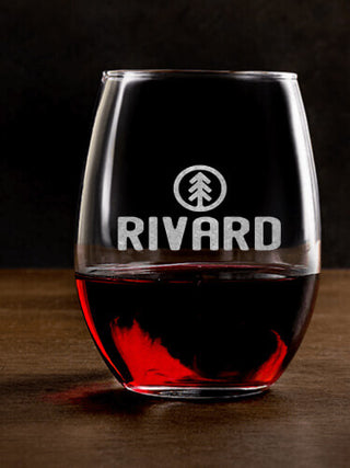 Pine Tree : Stemless Wine Glasses - Engraved