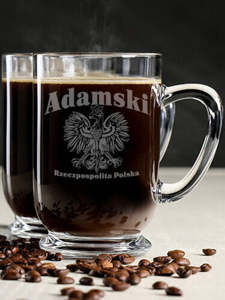 Polish Eagle : Coffee Mugs - Engraved
