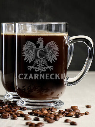Polish Monogram : Coffee Mugs - Engraved