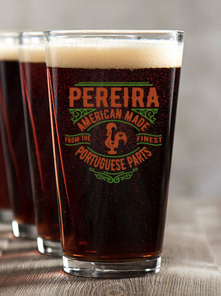 Portuguese Parts : Pint Glasses - Color Printed