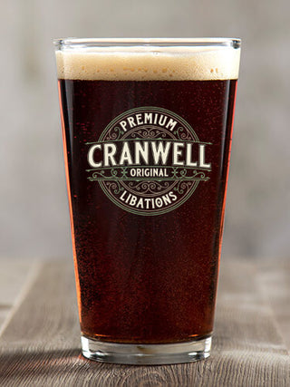 Premium Libations : Pint Glasses - Color Printed