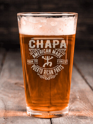 Puerto Rican Parts : Pint Glasses - Engraved