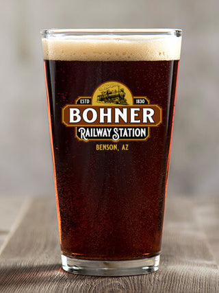 Railway Station : Pint Glasses - Color Printed