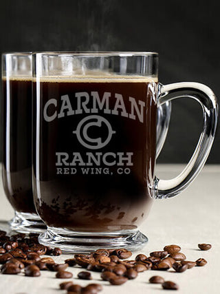 Ranch Monogram : Coffee Mugs - Engraved