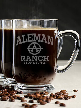 Ranch Monogram : Coffee Mugs - Engraved