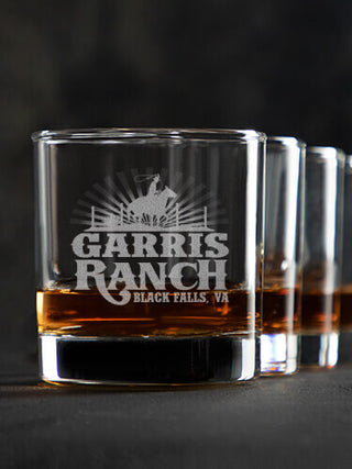 Ranch : Rocks Glasses - Engraved