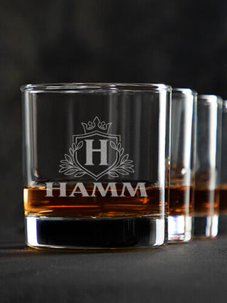 Regal Monogram : Rocks Glasses - Engraved