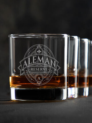 Reserve : Rocks Glasses - Engraved