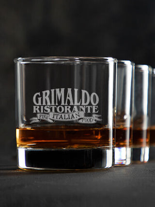 Ristorante : Rocks Glasses - Engraved