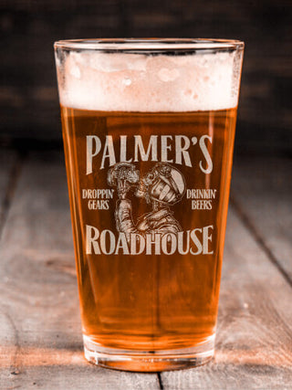 Roadhouse : Pint Glasses - Engraved
