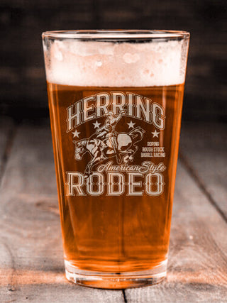 Rodeo : Pint Glasses - Engraved