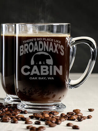 Rustic Cabin : Coffee Mugs - Engraved