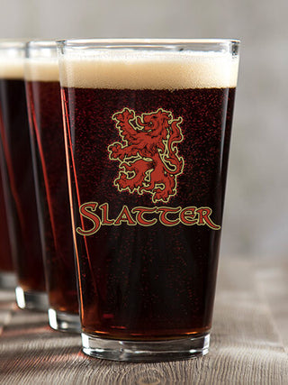 Scottish Lion : Pint Glasses - Color Printed