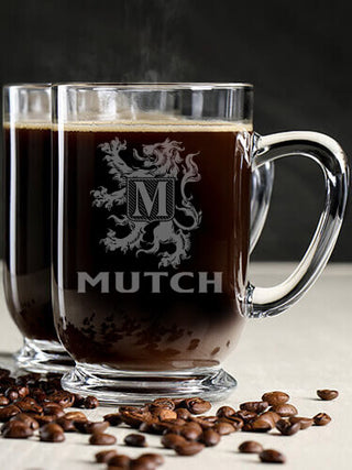 Scottish Monogram : Coffee Mugs - Engraved