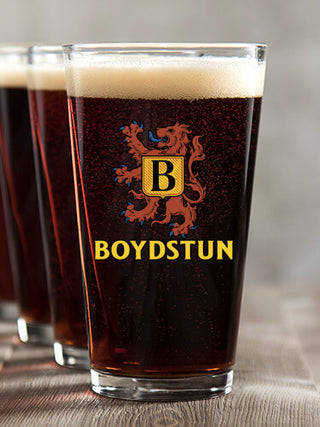 Scottish Monogram : Pint Glasses - Color Printed