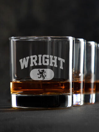 Scottish Varsity : Rocks Glasses - Engraved