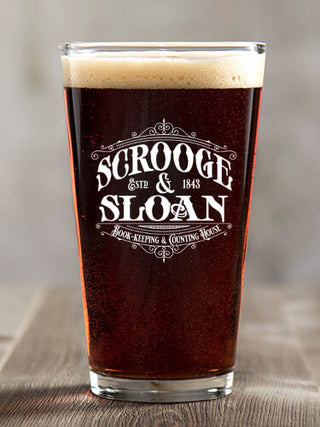 Scrooge : Pint Glasses - Color Printed