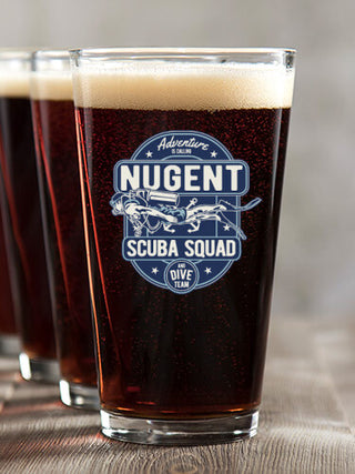 Scuba : Pint Glasses - Color Printed