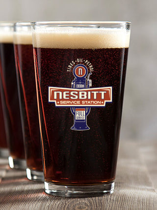 Service Station : Pint Glasses - Color Printed
