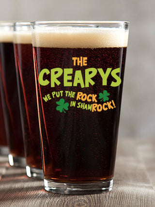 ShamROCK : Pint Glasses - Color Printed