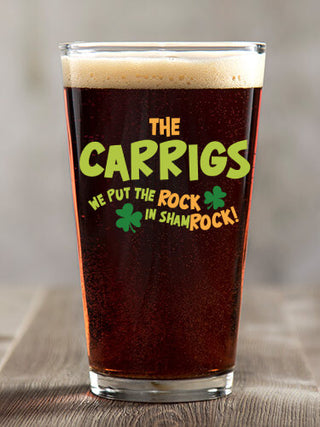 ShamROCK : Pint Glasses - Color Printed