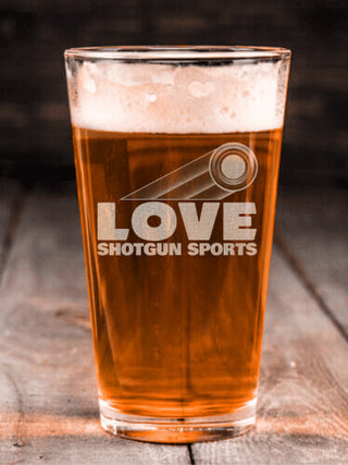 Shotgun Sports : Pint Glasses - Engraved