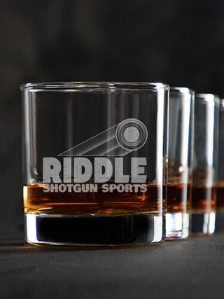 Shotgun Sports : Rocks Glasses - Engraved