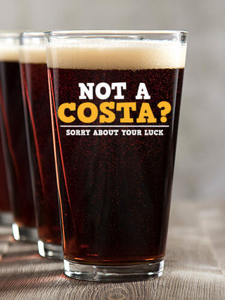 Sorry About Your Luck : Pint Glasses - Color Printed