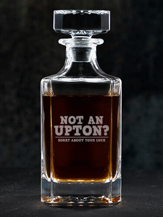 Sorry About Your Luck : Whiskey Decanter - Engraved
