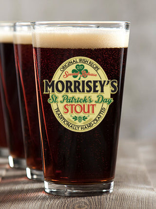 St. Patrick's Day Stout : Pint Glasses - Color Printed
