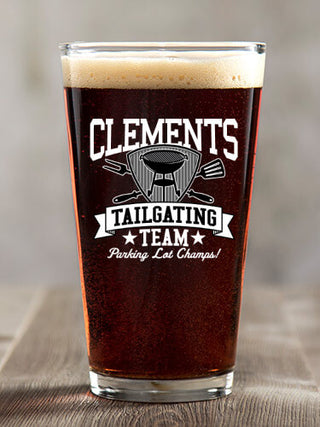 Tailgating Team : Pint Glasses - Color Printed