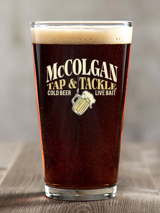 Tap and Tackle : Pint Glasses - Color Printed