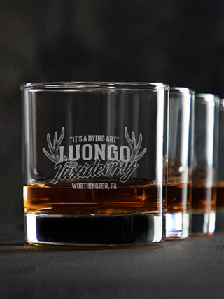 Taxidermy : Rocks Glasses - Engraved