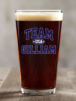 Team USA : Pint Glasses - Color Printed
