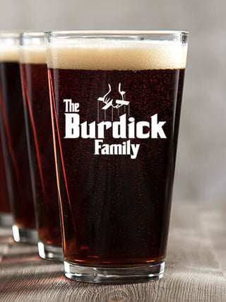 The Family : Pint Glasses - Color Printed