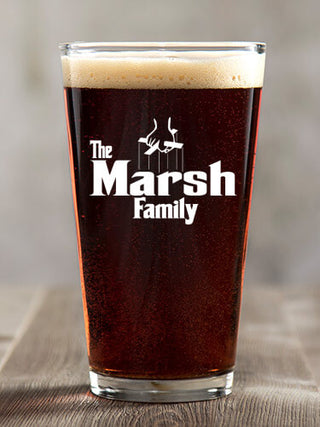 The Family : Pint Glasses - Color Printed