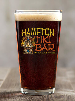 Tiki Bar : Pint Glasses - Color Printed