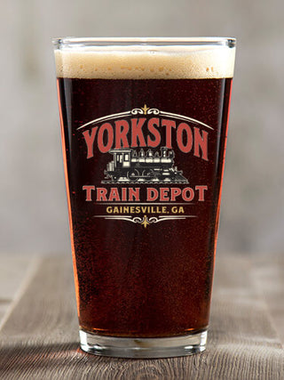 Train Depot : Pint Glasses - Color Printed