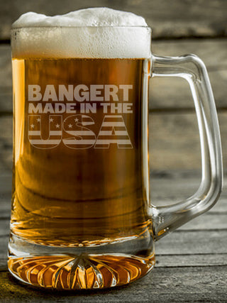 USA Family : Beer Mugs - Engraved