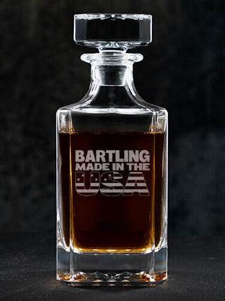 USA Family : Whiskey Decanter - Engraved