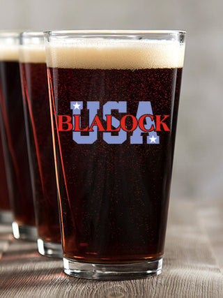 USA : Pint Glasses - Color Printed