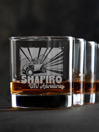 UTV Adventures : Rocks Glasses - Engraved