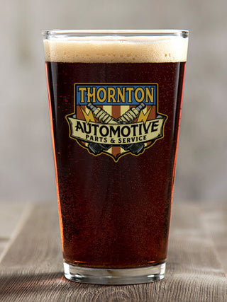 Vintage Automotive : Pint Glasses - Color Printed