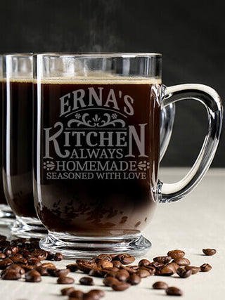 Vintage Kitchen : Coffee Mugs - Engraved