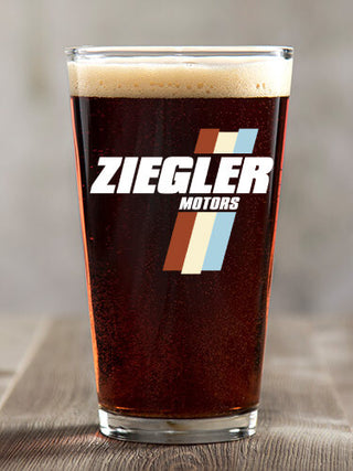 Vintage Motors : Pint Glasses - Color Printed