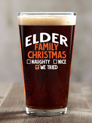 We Tried : Pint Glasses - Color Printed