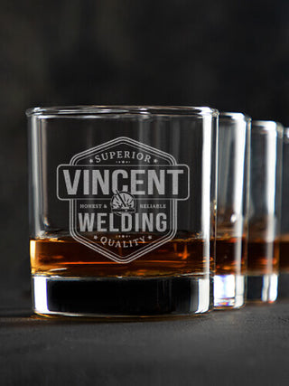 Welding : Rocks Glasses - Engraved