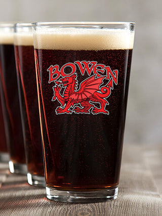 Welsh Dragon : Pint Glasses - Color Printed