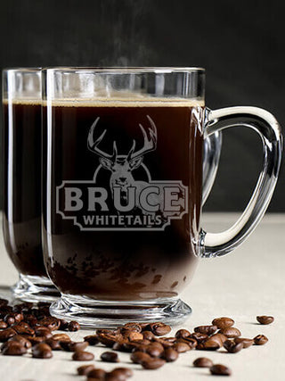 Whitetails : Coffee Mugs - Engraved