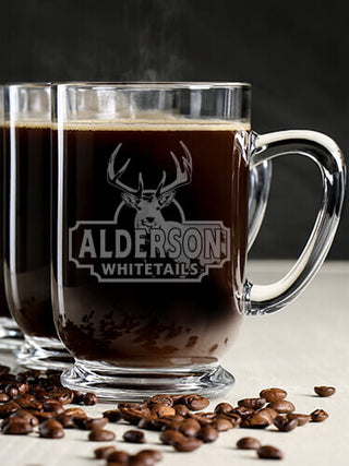 Whitetails : Coffee Mugs - Engraved